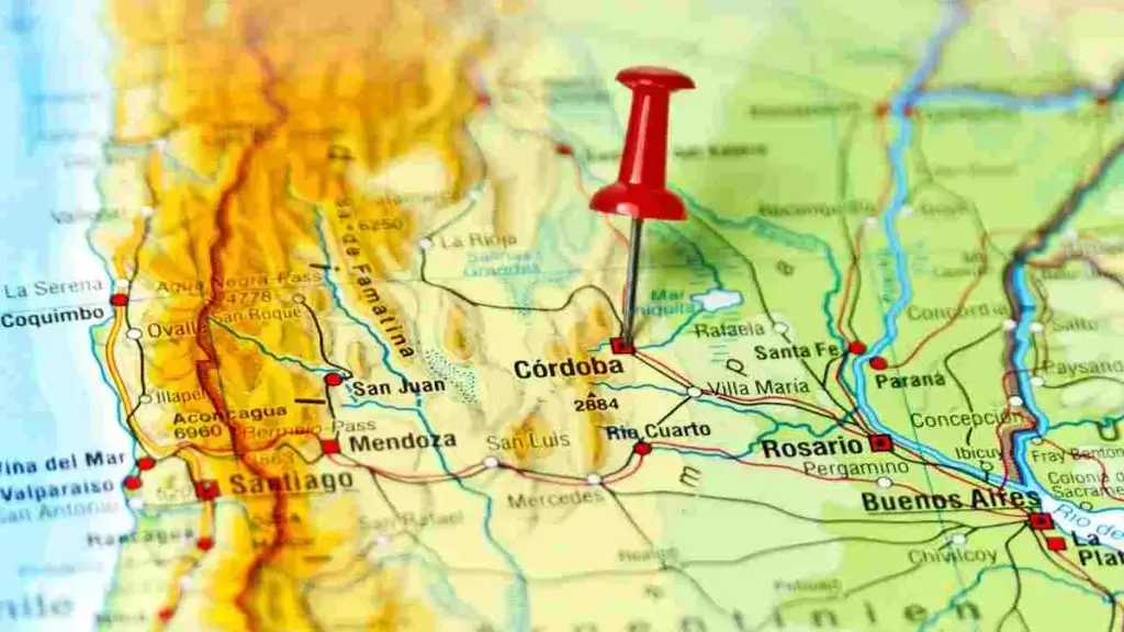 Mapa de Córdoba