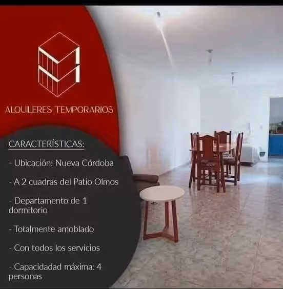 Departamento temporal nueva cordoba